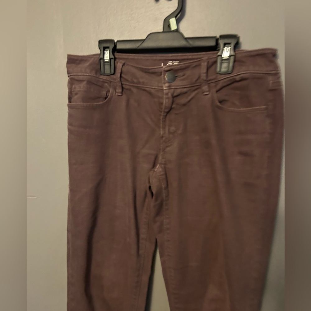 Loft Women's Curvy Skinny Jeans in Light Brown - Picture 3 of 10
